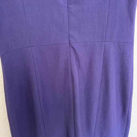 MM.LaFleur A-Line Sheath Dress Purple Sleeveless Washable Workwear Polished - Picture 12 of 13